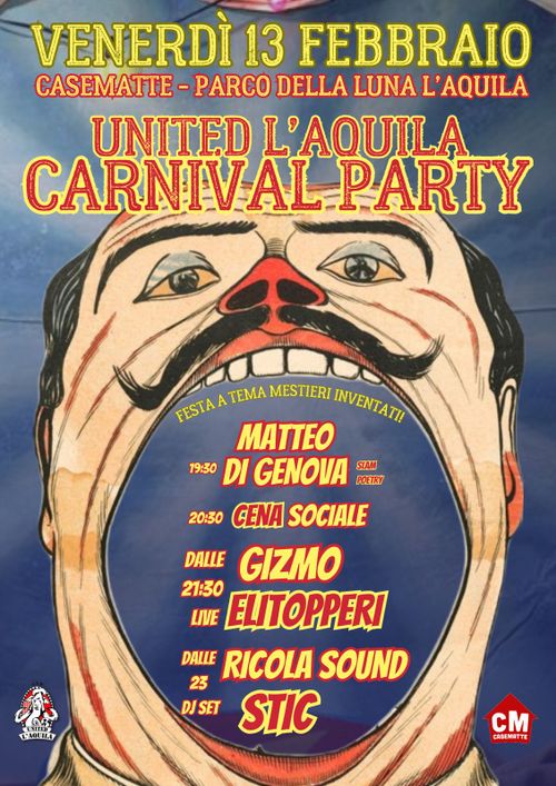 United L'Aquila Carnival Party